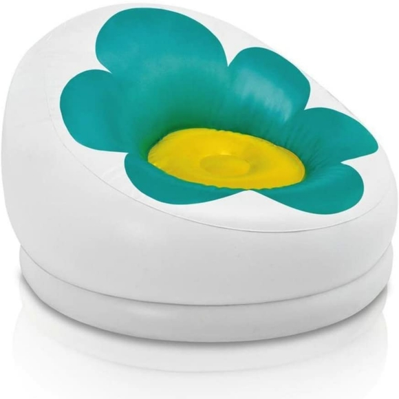 NWT Intex Inflatable Blossom Chair - Turqoise - Picture 2 of 2